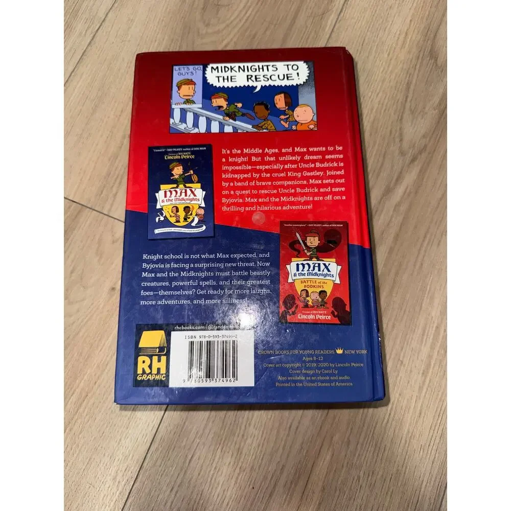 Max & The Midknights Magic Misadventures for Lincoln Peirce 2 in 1 Hardcover